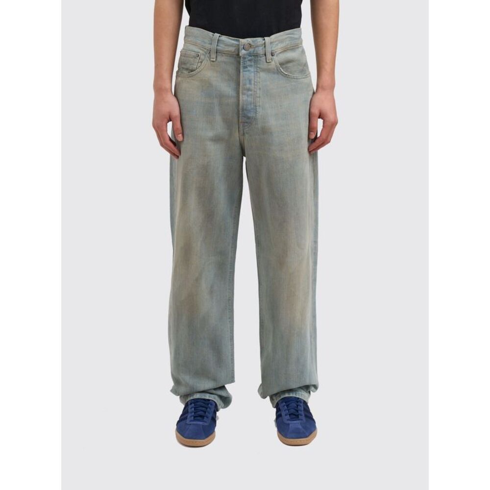 Haikure Jeans Men Gnawed Blue
